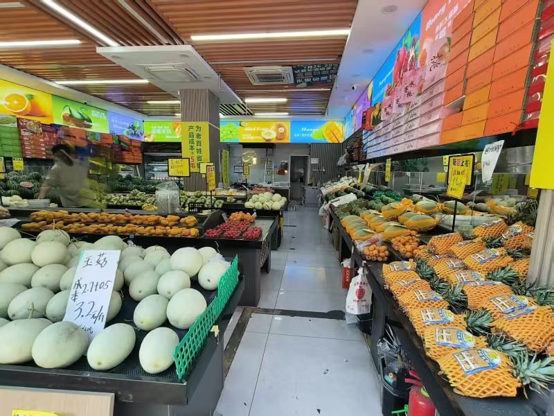 好运转（宏顺水果）嘉兴市南湖区万达广场商业一条街水果店转让可以空转