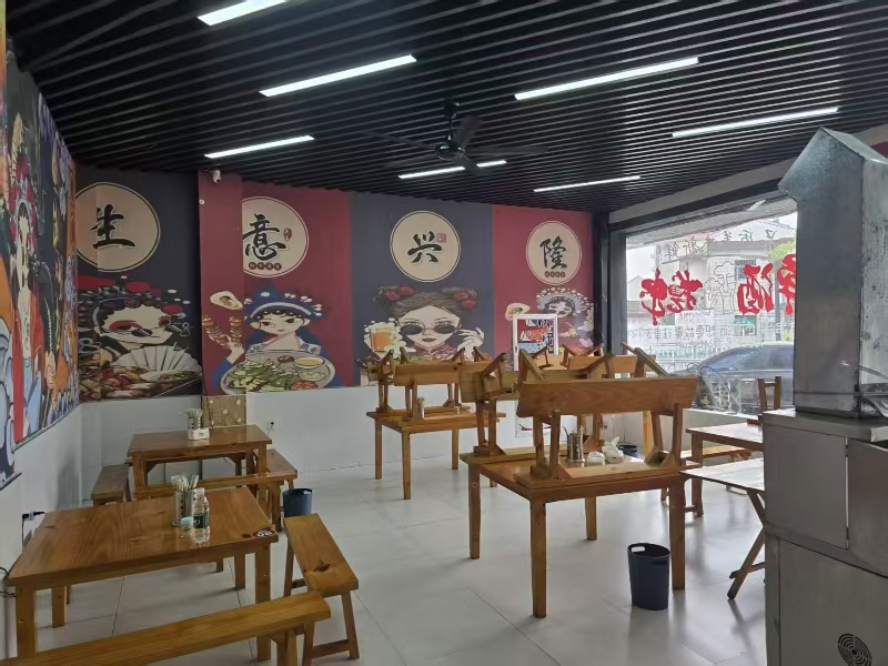 好运转（563）平湖新埭十字路口拐角烧烤店转让