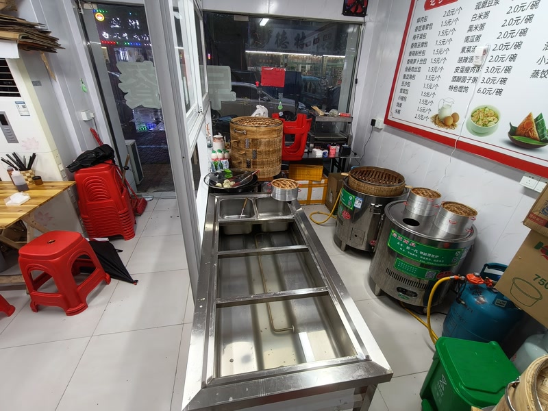 好运转（文语生煎）桐乡市濮院永安路春天家园小区门口早餐店转让