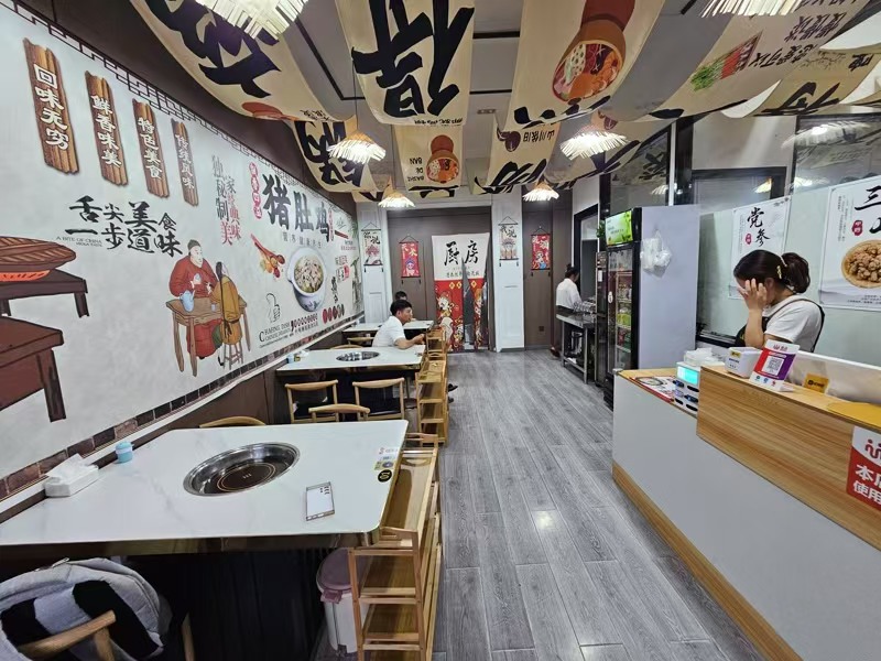 好运转（云杨天麻肚子鸡）桐乡振华路一层两间100平餐饮店转让