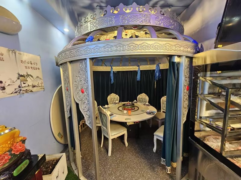 好运转（冰煮羊）桐乡振华路精装修400平餐饮总店转让