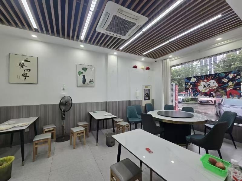 好运转（600）海宁许村镇工业园区旁自选快餐店转让